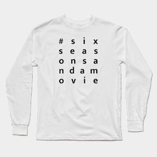 Community · six seasons and a movie white Long Sleeve T-Shirt